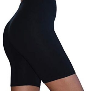 Sexy Basics Women's Active Dance Running Yoga Bike -Cotton Shorts/Boy Short Boxer Briefs (Medium (6), 6 Pack- CORE Solids)
