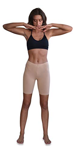 Sexy Basics Women's Active Dance Running Yoga Bike -Cotton Shorts/Boy Short Boxer Briefs (Medium (6), 6 Pack- CORE Solids)