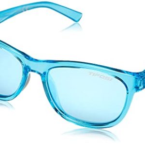 Tifosi Optics Swank Sunglasses (Crystal Sky Blue/Smoke Bright Blue lenses)