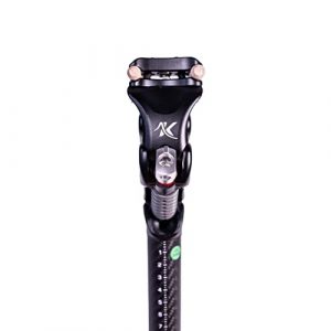 Kinekt Bike Suspension Seatpost, CR Superlight Carbon Seat Post for Road, Gravel and E-Bikes, Adjusts to Match Weight and Riding Style, Quick and Easy Set-up, LR | 27.2mm | 330mm