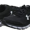 Under Armour Men's Charged Assert 8 , Black (001)/White , 10.5 Wide
