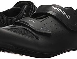 SHIMANO SH-RP1 High Performing All-Rounder Cycling Shoe, Black, Size: Unisex EU 43 | Mens US 8.5-9 | Womens US 10-10.5