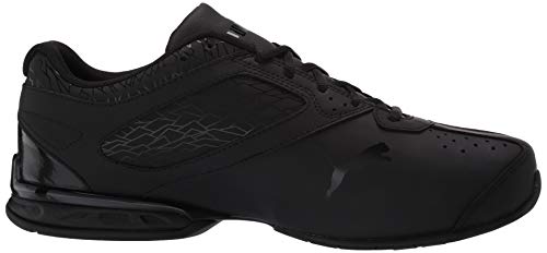 PUMA Men's Tazon 6 Fracture FM Sneaker Black, 12 M US
