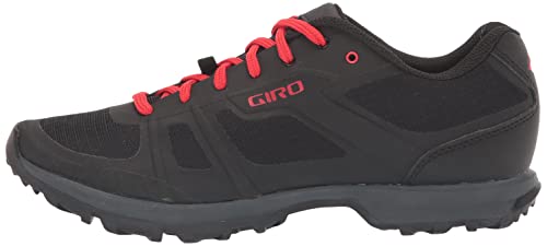 Giro Gauge Mens Mountain Cycling Shoes - Black/Bright Red (2021), 49