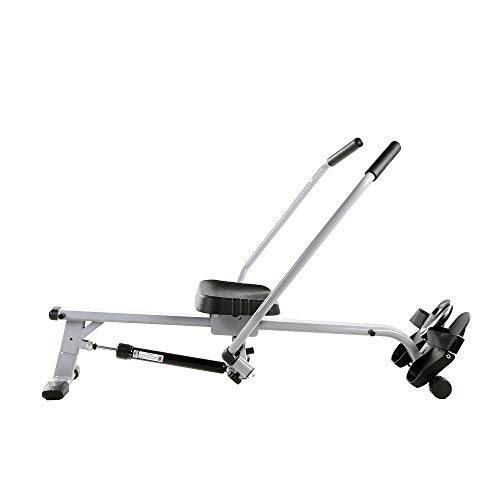 Sunny Health & Fitness SF-RW5639 Full Motion Rowing Machine Rower w/ 350 lb Weight Capacity and LCD Monitor