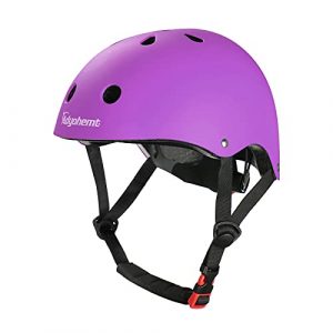 Adyohemt Toddler Helmet, Adjustable Kids Bike Helmet for Ages 2-8/8-14 Boys Girls, Safety and Comfortable Multi-Sport Kids Helmet for Cycling Skateboard Scooter (Purple, Small)