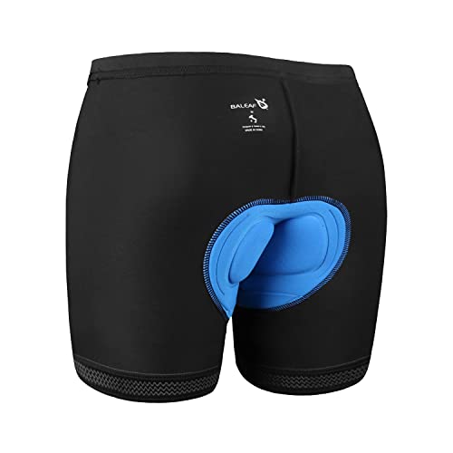 Baleaf Men's 3D Padded Coolmax Bicycle Cycling Underwear Shorts XL Black