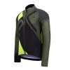 Protective Winbreaker Men's MTB Winter Cycling Jacket with Kevlar - Mountain Bike - Features Non-Teeth Water Repellent Zipper Lime