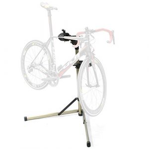 Bikehand Bike Repair Stand (Max 55 lbs) - Home Portable Bicycle Mechanics Workstand - for Mountain Bikes and Road Bikes Maintenance