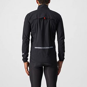 Castelli Cycling Emergency 2 Rain Jacket for for Road and Gravel Biking I Cycling - Light Black - XX-Large
