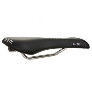 Terry Butterfly Century Bike Saddle - Bicycle Seat for Women - Long Distance Riding - Fibra-Tek Cover with Poron XRD Shock Absorbing Layer - Black