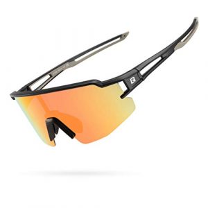 ROCKBROS Polarized Sunglasses for Men Women UV Protection Cycling Sunglasses Sport Glasses Bike Running Driving Fishing Golf Sunglasses