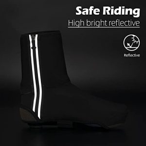 ROCKBROS Cycling Shoe Covers Winter Shoes Cover Windproof Bike Bicycle Overshoes for Men Women Thermal Warmer