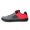 Crank Brothers Stamp Speedlace Cycling Shoe Grey/Red, 10.0 - Men's