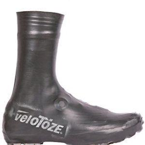 veloToze Tall Gravel Shoe Cover - MTB Overshoes Protect Cycling Shoes on Gravel Trails and Mountain Bike Rides - Protects Shoes and Feet from Rain