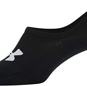 Under Armour Women's Breathe Lite Ultra Low Socks, Multipairs , Black (6-Pairs) , Medium