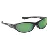 Flying Fisherman 7735BA Cabo Polarized Sunglasses, Shiny Black Frames/Amber-green Mirror Lenses, One Size