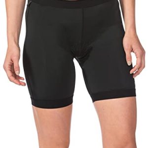 Terry Women's Metro Short Relaxed Fit Lite Bicycle Shorts - Detachable Lightly Padded Liner - Great for Biking Hiking Travel – Ebony – Large