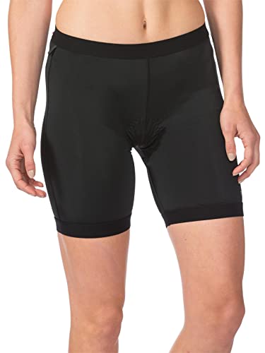 Terry Women's Metro Short Relaxed Fit Lite Bicycle Shorts - Detachable Lightly Padded Liner - Great for Biking Hiking Travel – Ebony – Large