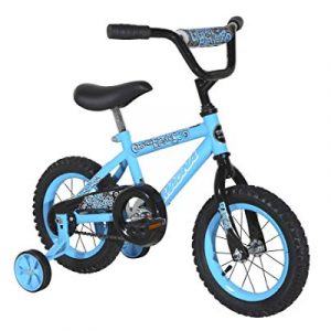 Dynacraft Magna Kids Bike Boys 12 Inch Wheels with Training Wheels in Blue for Ages 2 Years and Up
