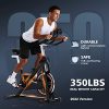 YOSUDA Magnetic Resistance Exercise Bike 350 lbs Weight Capacity - Indoor Cycling Bike Stationary with Comfortable Seat Cushion, Silent Belt Drive