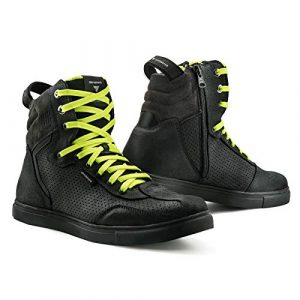 SHIMA Rebel WP Waterproof Motorcycle Shoes Urban Men's Motorcycle Boots City Sneakers Black