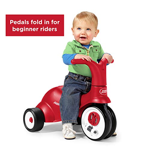Radio Flyer Scoot 2 Pedal Ride on Bike, Ages 1-3