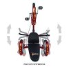 Mobo Cruiser Triton Pro Recumbent Trike. Adult Beach Cruiser Tricycle for Women & Men. Petal 3-Wheel Bike , Red, 28 x 29 x 48 inches (61” extended)