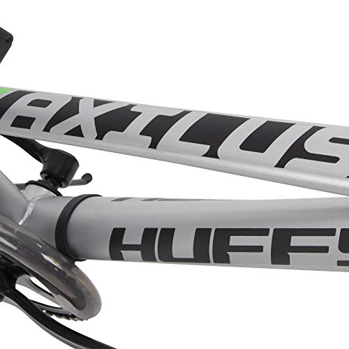 Huffy Axilus 20" BMX Bike, Steel Frame, Race Style, Matte Silver