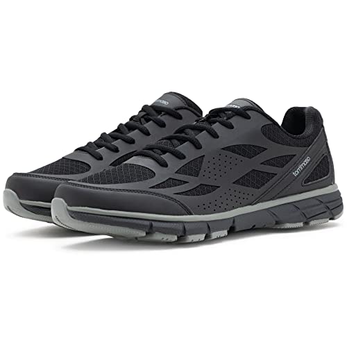 Tommaso Milano Men's Indoor Cycling/Commuter Urban Walkable Cycling Shoe, Compatible with SPD Cleat - Black/Grey - 46