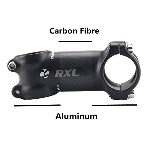 RXL SL MTB Stem 31.8 Carbon Stem Road Bike Carbon Fiber Handlebar Stem for Gravel Bike City Bike 3K Matte Aluminum Steel 6 Degree -90 mm