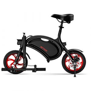 Jetson Electric Bike Bolt Folding Electric Bike, with Pegs - with LCD Display, Lightweight & Portable with Carrying Handle, Travel Up to 15 Miles, Max Speed Up to 15.5 MPH , 40