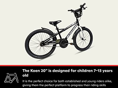 Schwinn Koen & Elm Toddler and Kids Bike, 20-Inch Wheels, Training Wheels Not Included, Black