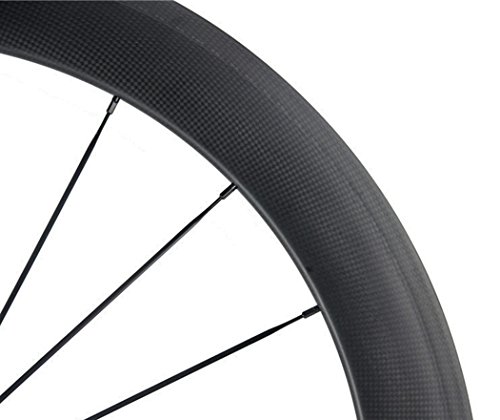 Superteam 700c 60mm 3k Superlight Carbon Clincher Wheelset Cycling Racing Wheels 20/24h (Shimano Body)