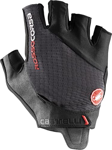Castelli Cycling Rosso Corsa Pro V Glove for Road and Gravel Biking l Cycling - Dark Gray - X-Large
