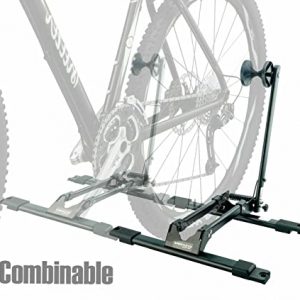 Venzo Bicycle Floor Type Parking Rack Stand - for Mountain and Road Bike Indoor Outdoor Nook Garage Storage - with Connectors