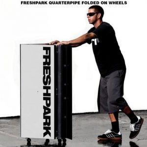 Freshpark Professional Quarter Pipe for BMX and Skateboard Ramp