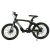 NiceC 20" Bike,Kids BMX Mountain Bike, Cycle Bicycle with Dual Disc Brakes, Ultralight for Boys and Girls(20" Black)