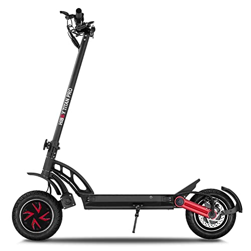 Hiboy Titan PRO Electric Scooter - 2400W Motor 10" Pneumatic Tires Up to 40 Miles & 32 MPH Quick-Release Folding, Electric Scooter for Adults Dual Braking System, Off Road Scooter Long Range Battery