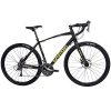 Tommaso Sterrata Gravel Bike, Shimano Claris R2000 Adventure Bike with Disc Brakes, Extra Wide Tires, and Carbon Fork Perfect for Road Or Dirt Trail Touring, Matte Black, Gold - Medum