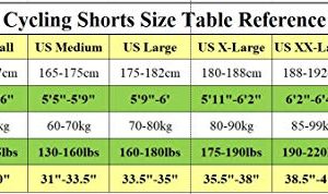 Bicycle Shorts Men Padded Cycling Underwear Bottoms Riding Tights Biker Pants Asian XXL US XL Red