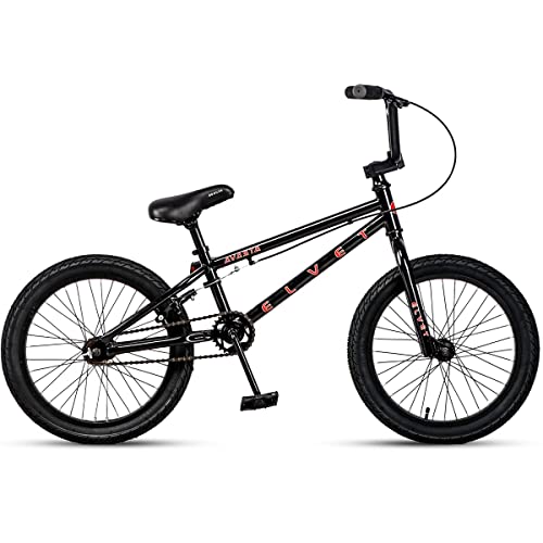 AVASTA 18 Inch Kids Bike Freestyle BMX Bicycle for 5 6 7 8 Years Old Boys Girls, Black