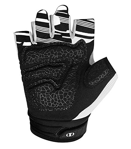 Seibertron Dirtclaw Youth BMX MX ATV MTB Road Racing Mountain Bike Bicycle Cycling Off-Road/Dirt Bike Gel Padded Anti - Slip Palm Fingerless Gloves Motorcycle Motocross Sports Gloves White M
