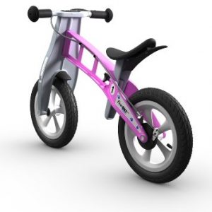 FirstBIKE Street Balance Bike with Brake, Pink - for Kids & Toddlers Ages 2,3,4,5