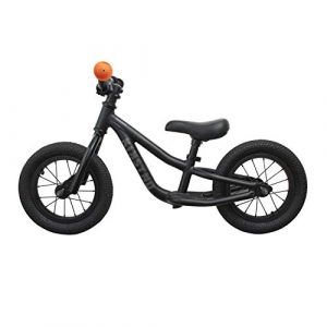 Kikstnd Balance Bike – No Pedal Push Bike with Aluminum Alloy Frame and Rubber Tires - Great for Toddlers and Kids Ages 2,3,4 and 5 Years Old - Black