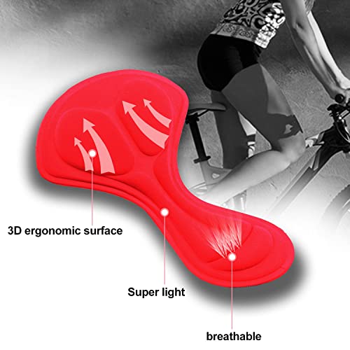 BALEAF Women's Cycling Underwear Padded Bike Shorts Biking Bicycle Clothing Gear Briefs Spin Undershorts Black Size L