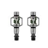 Crank Brothers Eggbeater 2 Hangtag Bike Pedals with Premium Cleats and Bicycle Shoe Shields (Green) Bundle (2 Items)
