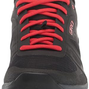 Giro Gauge Mens Mountain Cycling Shoes - Black/Bright Red (2021), 42