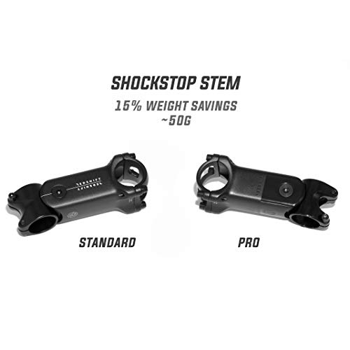 REDSHIFT ShockStop PRO Suspension Stem for Bicycles, Shock-Absorbing Bike Handlebar Stem for Road, Gravel, Hybrid, and E-Bikes, 6 Degree x 80 mm