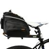 Ibera PakRak Quick-Release Mini Commuter Bike Trunk Bag and Seat-Post Bicycle Carrier Rack Combo